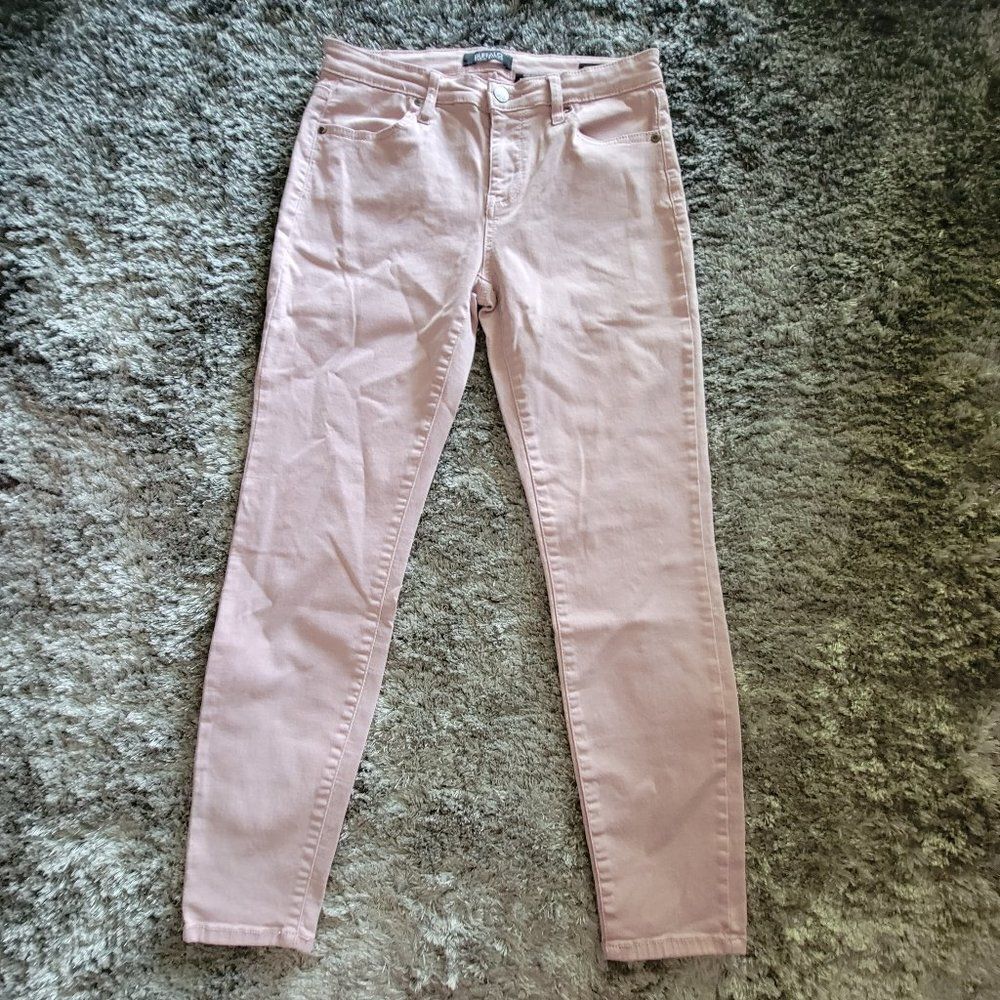 Women's Buffalo David Bitton Mid Rise Stretch Ankle Skinny Pink Size 4